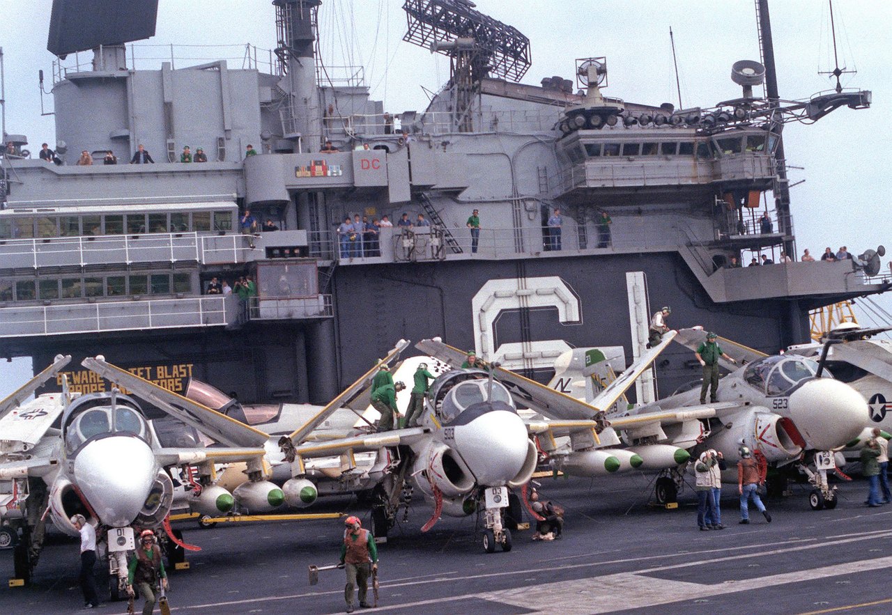 USS Ranger flight deck