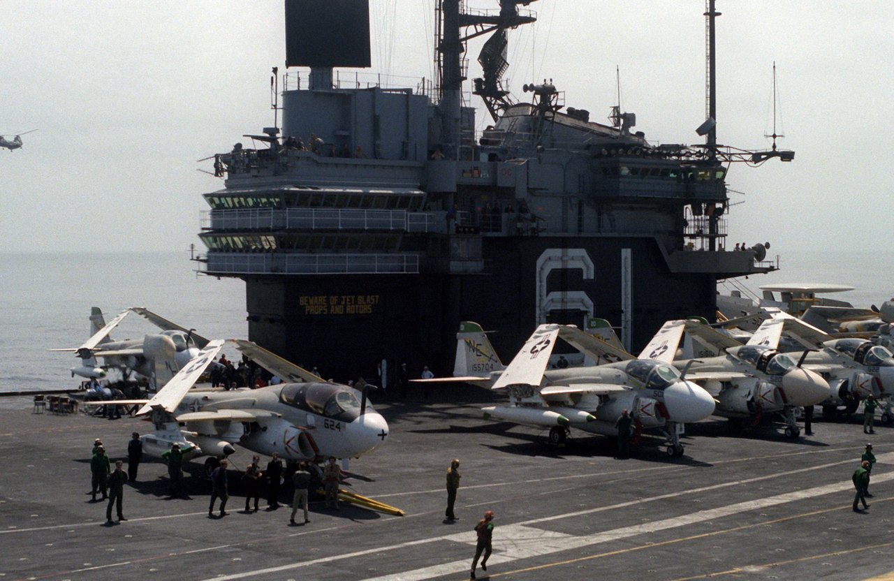USS Ranger flight deck