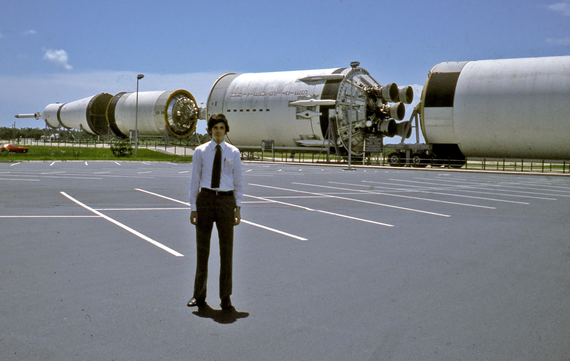Accompanying China Travel Service delegation at Kennedy Space Center
