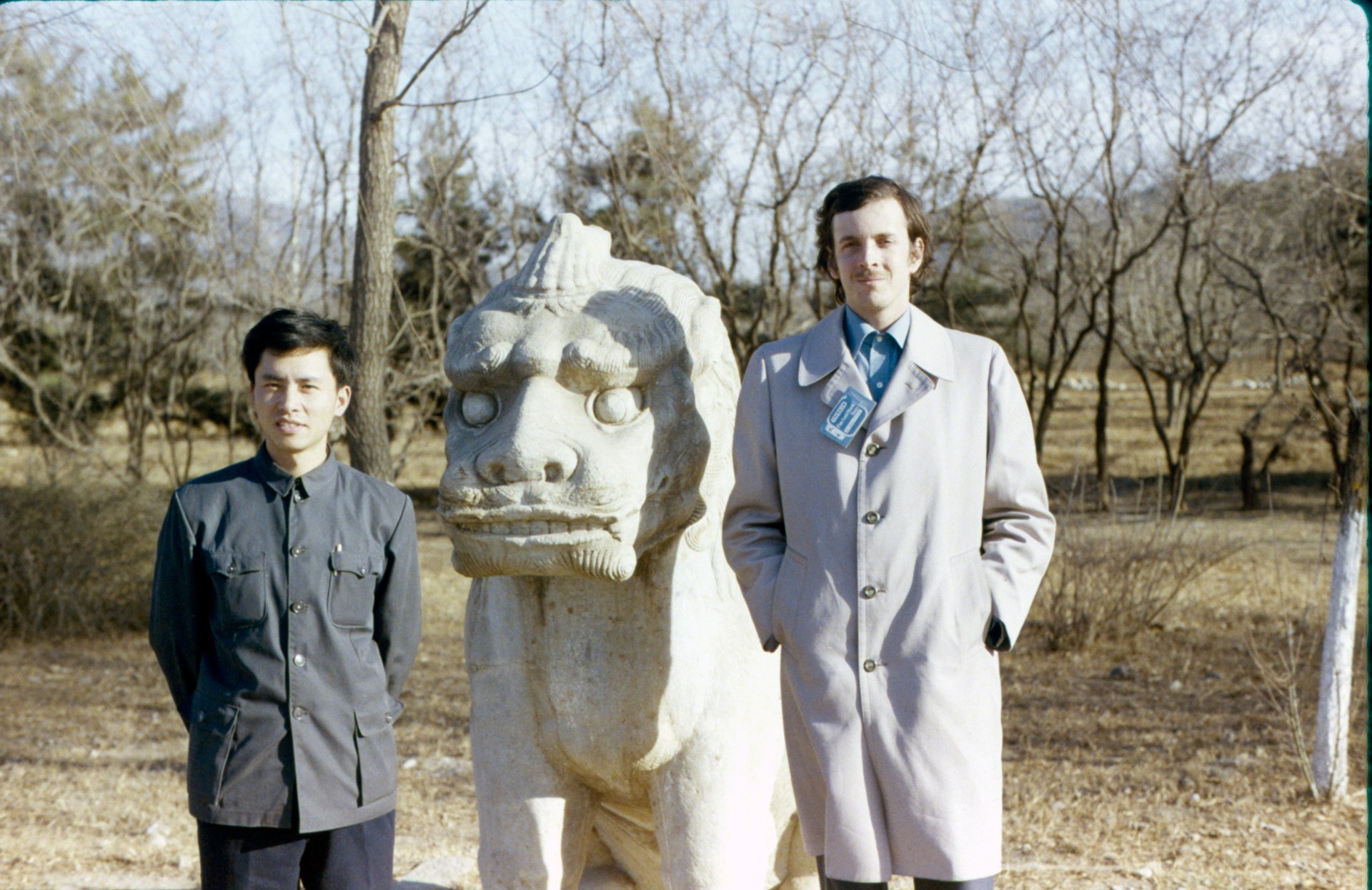 Brown Visits Ming Tombs