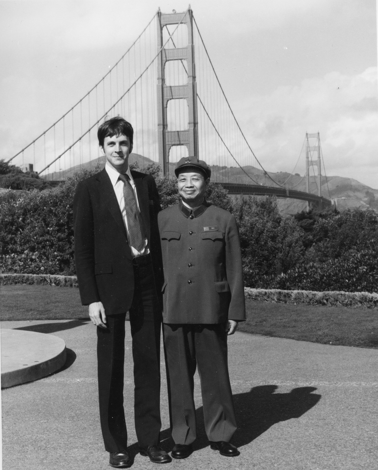 With Chinese Military Delegation in San Francisco