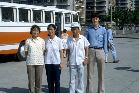 Brown with CITS Officials in Shanghai