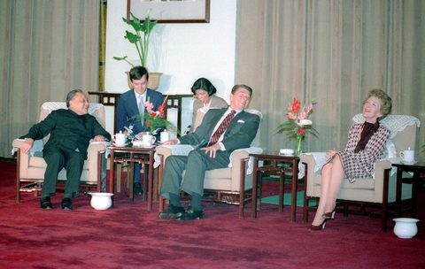 Reagan, Deng Meet in Beijing