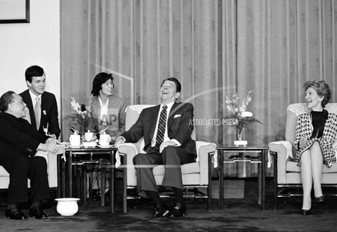 Reagan, Deng Meet in Beijing